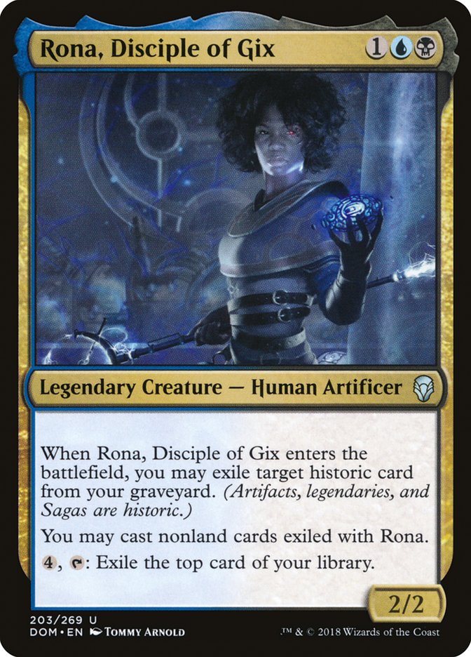 Rona, Disciple of Gix [Dominaria] | Chromatic Games