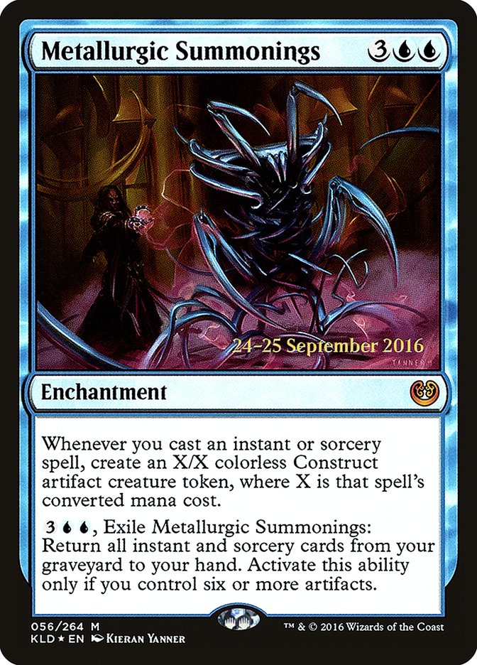 Metallurgic Summonings [Kaladesh Prerelease Promos] | Chromatic Games