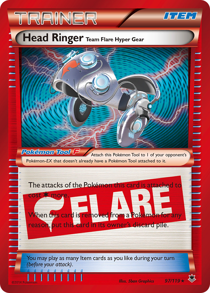 Head Ringer Team Flare Hyper Gear (97/119) [XY: Phantom Forces] | Chromatic Games