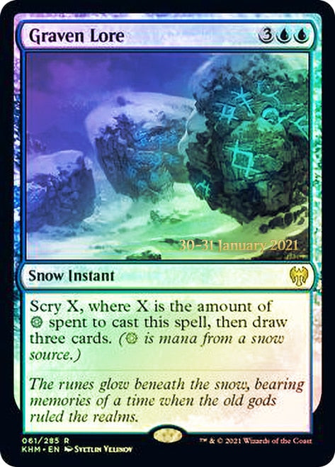 Graven Lore [Kaldheim Prerelease Promos] | Chromatic Games