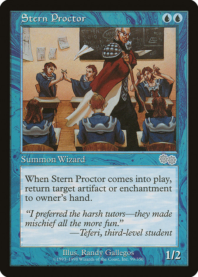 Stern Proctor [Urza's Saga] | Chromatic Games