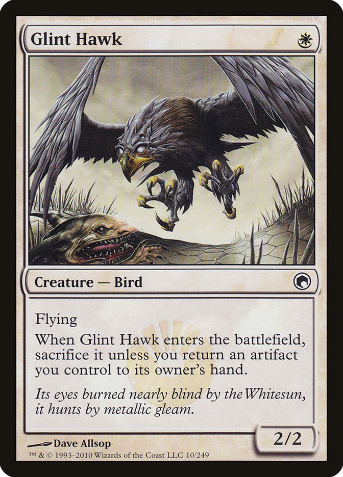 Glint Hawk [Scars of Mirrodin] | Chromatic Games