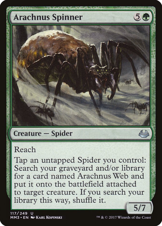 Arachnus Spinner [Modern Masters 2017] | Chromatic Games