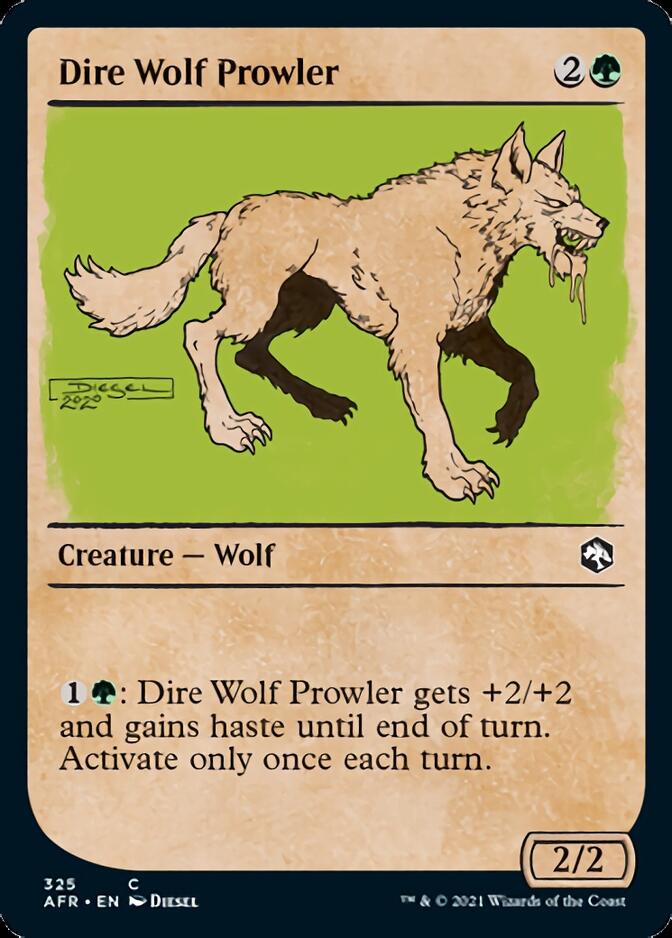 Dire Wolf Prowler (Showcase) [Dungeons & Dragons: Adventures in the Forgotten Realms] | Chromatic Games