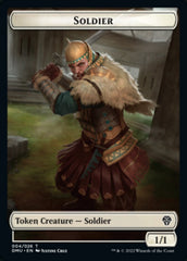 Soldier // Elemental Double-Sided Token [Dominaria United Tokens] | Chromatic Games