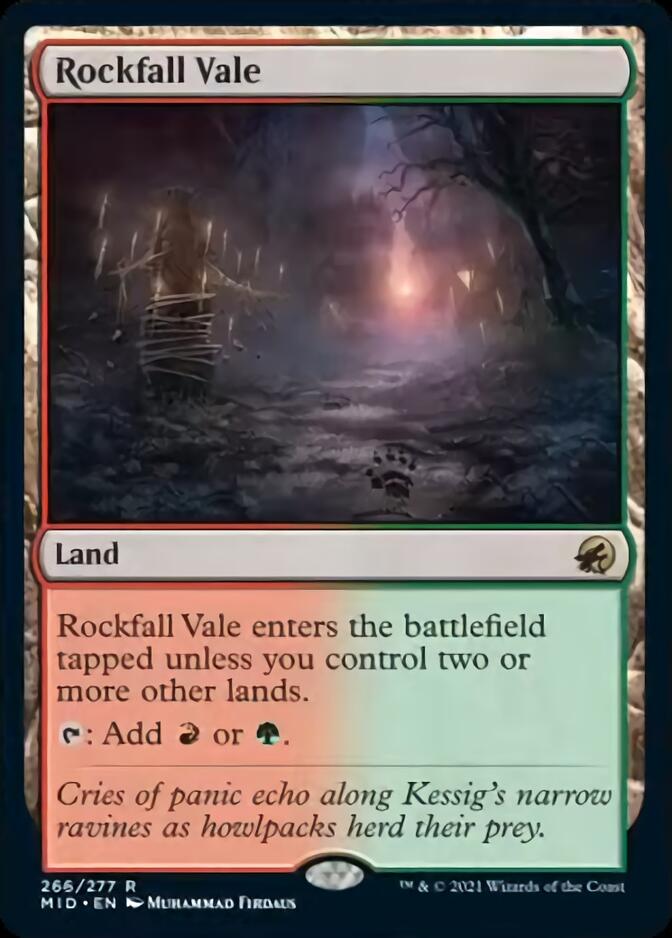 Rockfall Vale [Innistrad: Midnight Hunt] | Chromatic Games