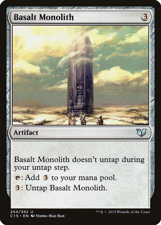 Basalt Monolith [Commander 2015] | Chromatic Games