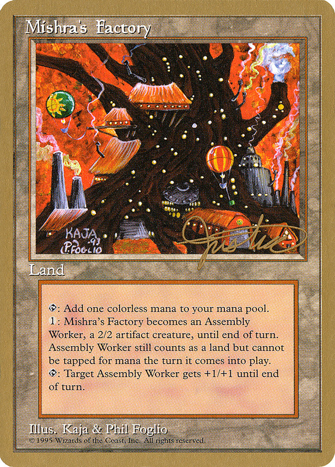 Mishra's Factory (Mark Justice) [Pro Tour Collector Set] | Chromatic Games