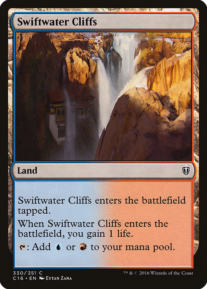 Swiftwater Cliffs [Commander 2016] | Chromatic Games