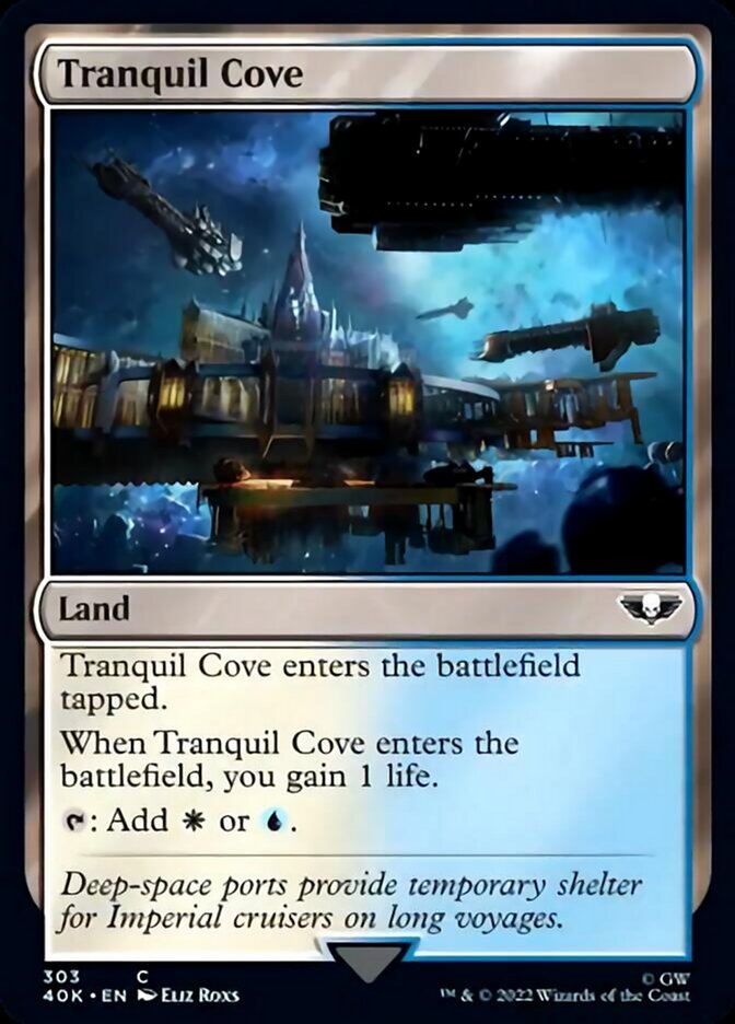 Tranquil Cove (Surge Foil) [Warhammer 40,000] | Chromatic Games