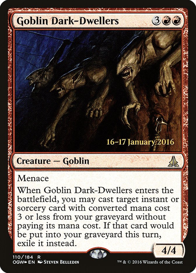 Goblin Dark-Dwellers [Oath of the Gatewatch Prerelease Promos] | Chromatic Games