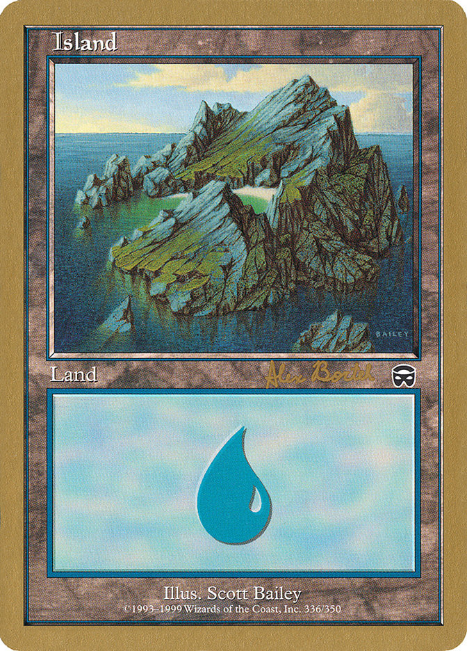 Island (ab336) (Alex Borteh) [World Championship Decks 2001] | Chromatic Games