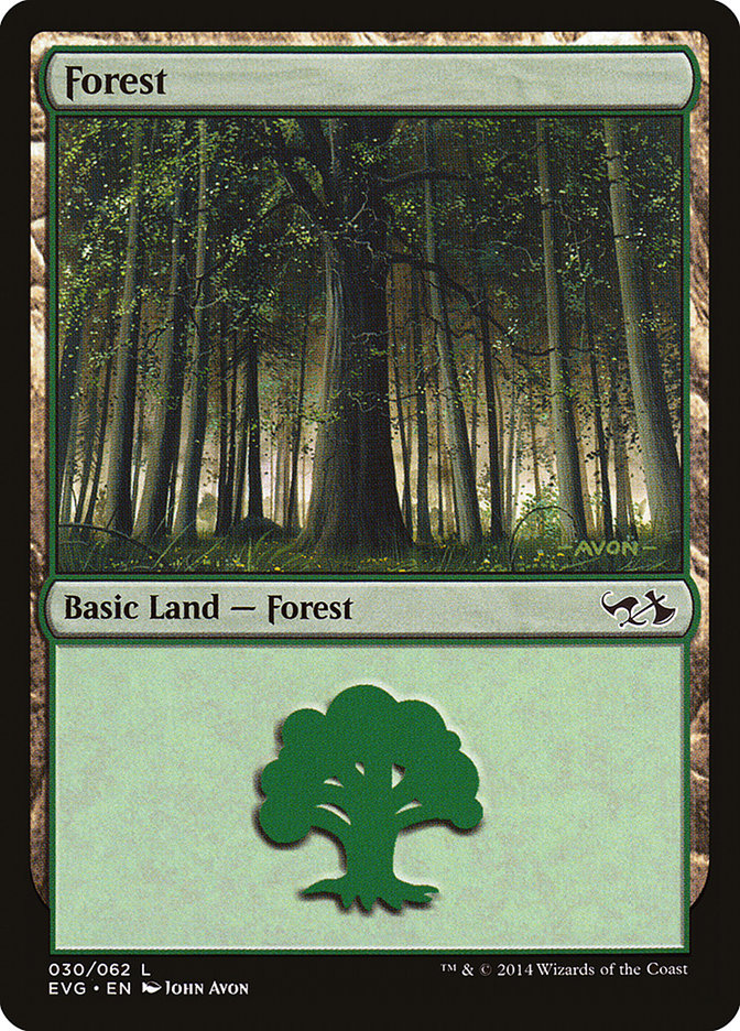 Forest (30) (Elves vs. Goblins) [Duel Decks Anthology] | Chromatic Games