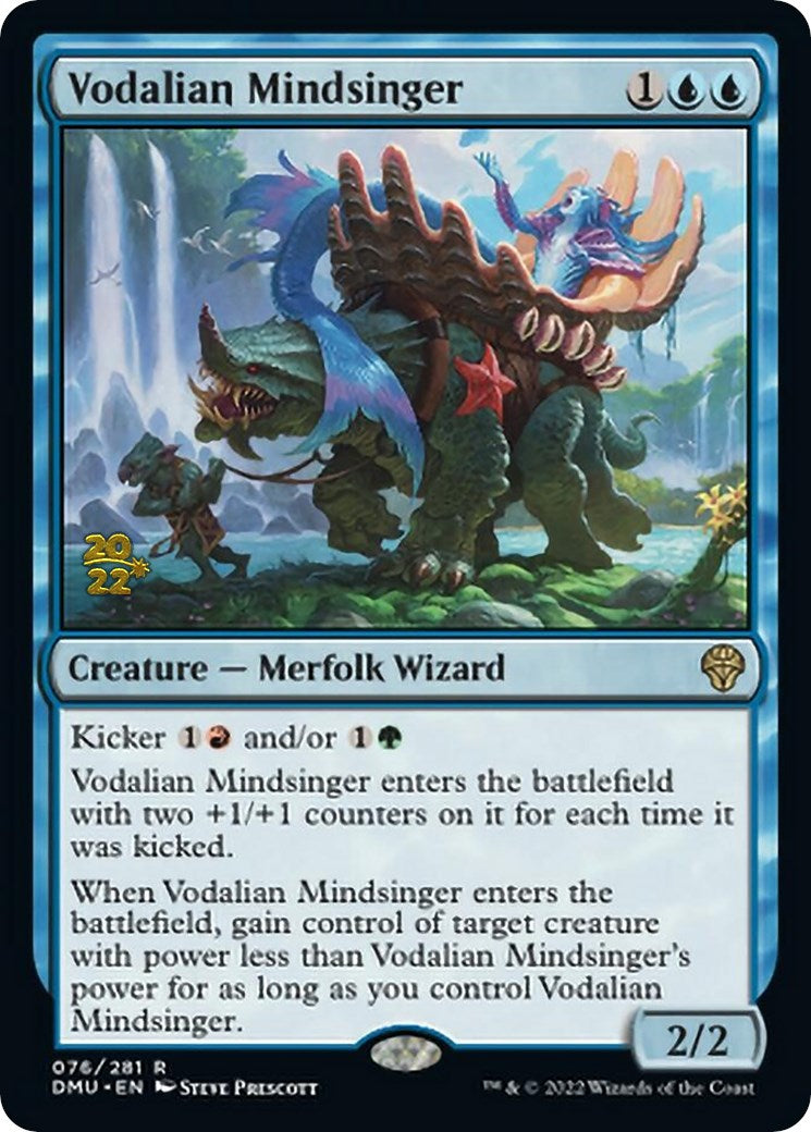 Vodalian Mindsinger [Dominaria United Prerelease Promos] | Chromatic Games