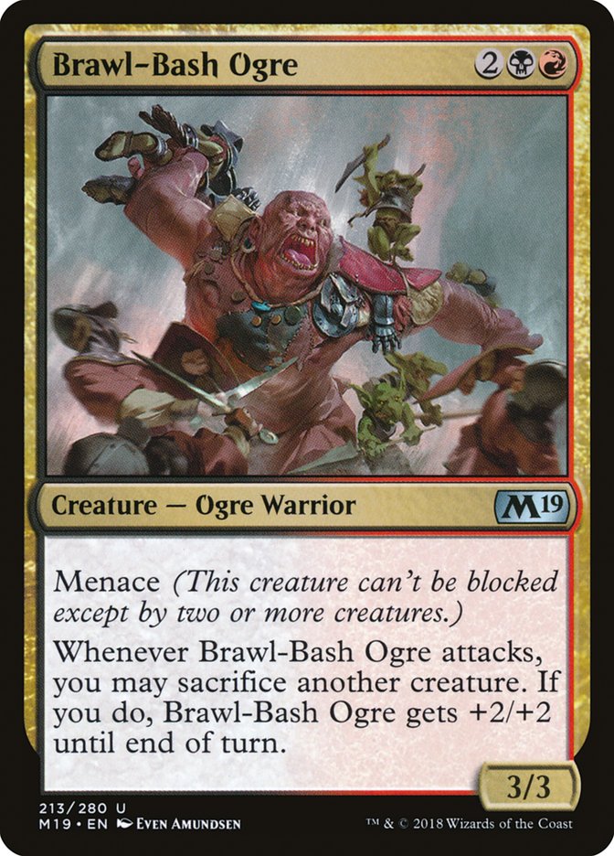 Brawl-Bash Ogre [Core Set 2019] | Chromatic Games