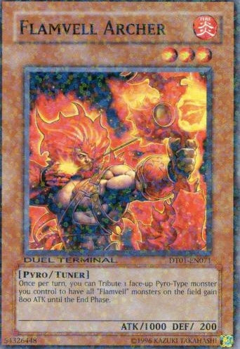 Flamvell Archer [DT01-EN071] Common | Chromatic Games
