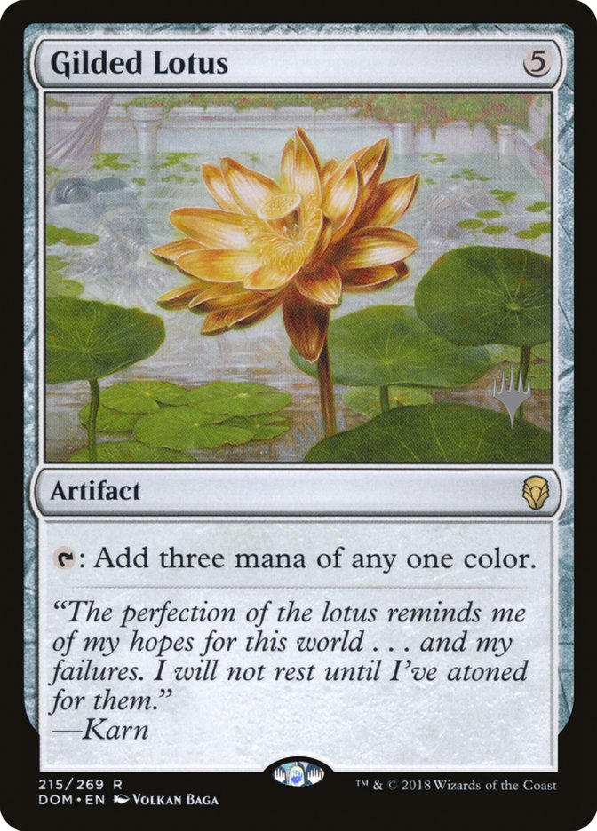 Gilded Lotus (Promo Pack) [Dominaria Promos] | Chromatic Games