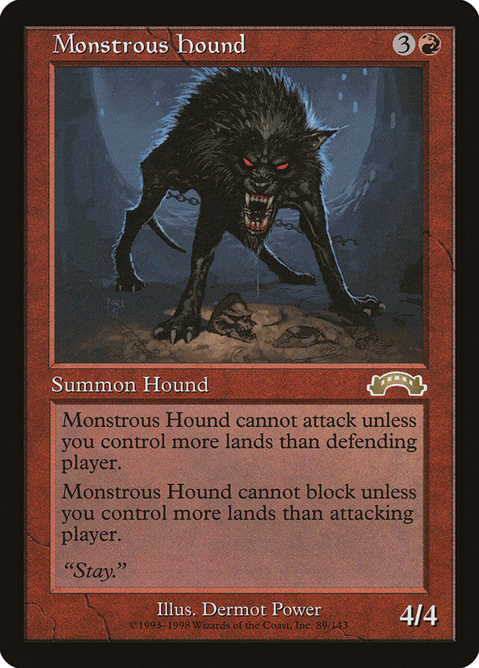 Monstrous Hound [Exodus] | Chromatic Games