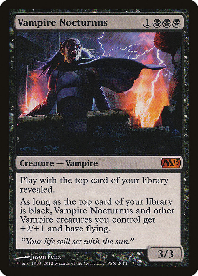 Vampire Nocturnus (Duels of the Planeswalkers Promos) [Duels of the Planeswalkers Promos 2012] | Chromatic Games