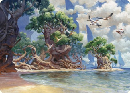 Yavimaya Coast Art Card [Dominaria United Art Series] | Chromatic Games