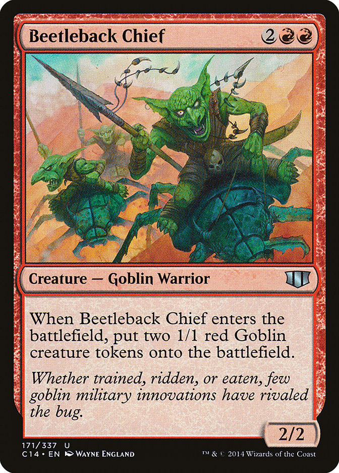 Beetleback Chief [Commander 2014] | Chromatic Games