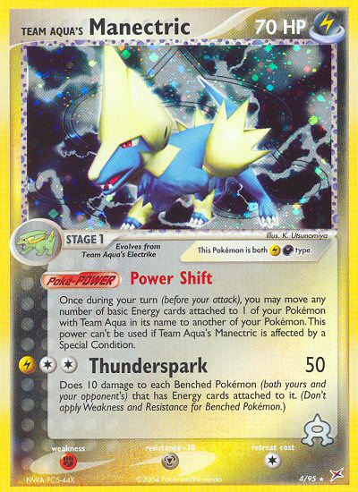 Team Aqua's Manectric [Team Magma vs Team Aqua] | Chromatic Games