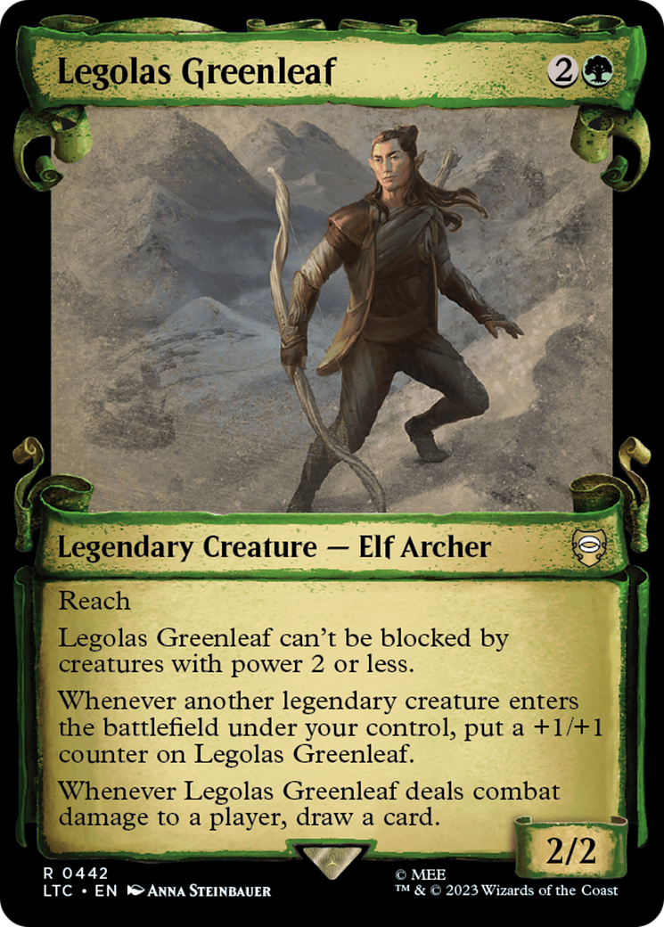 Legolas Greenleaf [The Lord of the Rings: Tales of Middle-Earth Commander Showcase Scrolls] | Chromatic Games