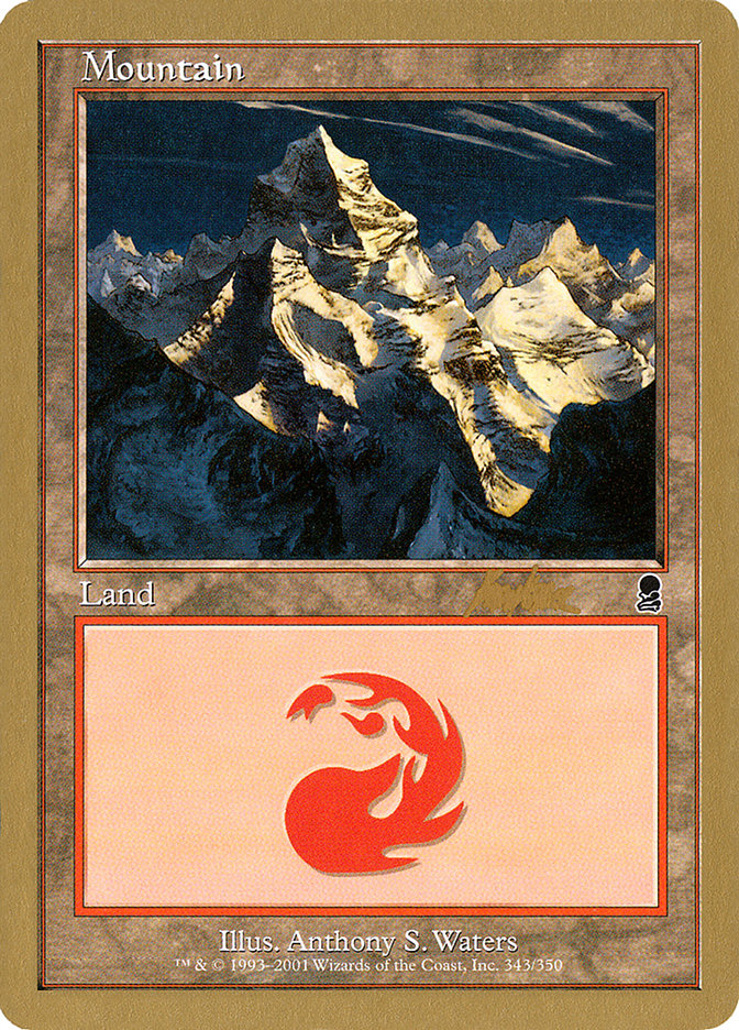 Mountain (bk343) (Brian Kibler) [World Championship Decks 2002] | Chromatic Games