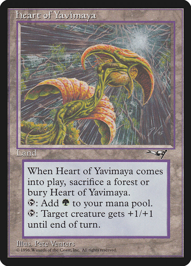 Heart of Yavimaya [Alliances] | Chromatic Games