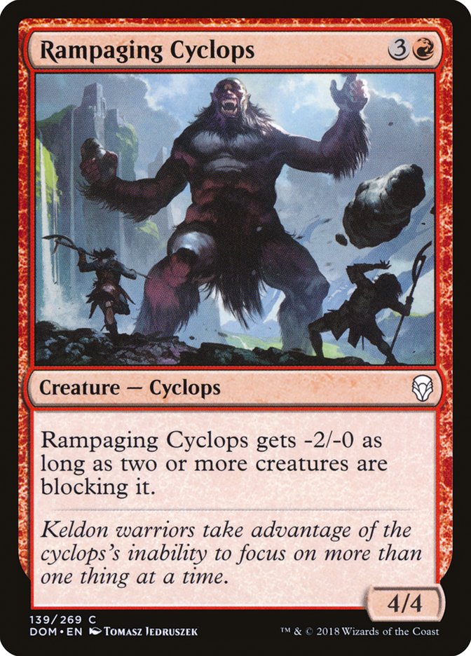 Rampaging Cyclops [Dominaria] | Chromatic Games