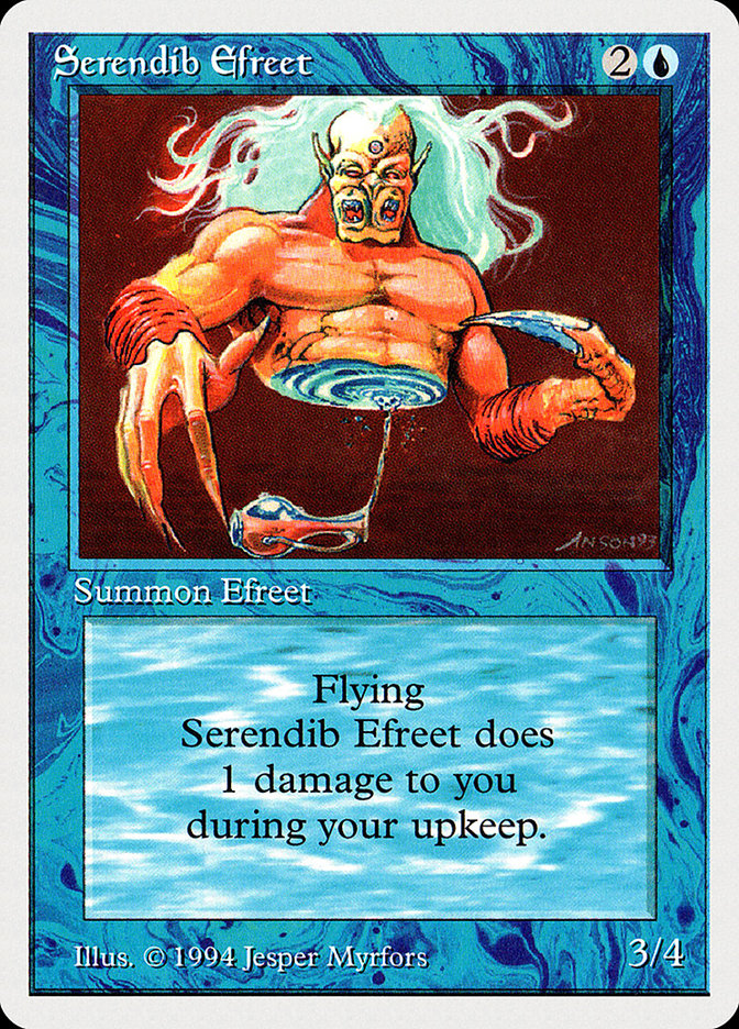 Serendib Efreet [Summer Magic / Edgar] | Chromatic Games