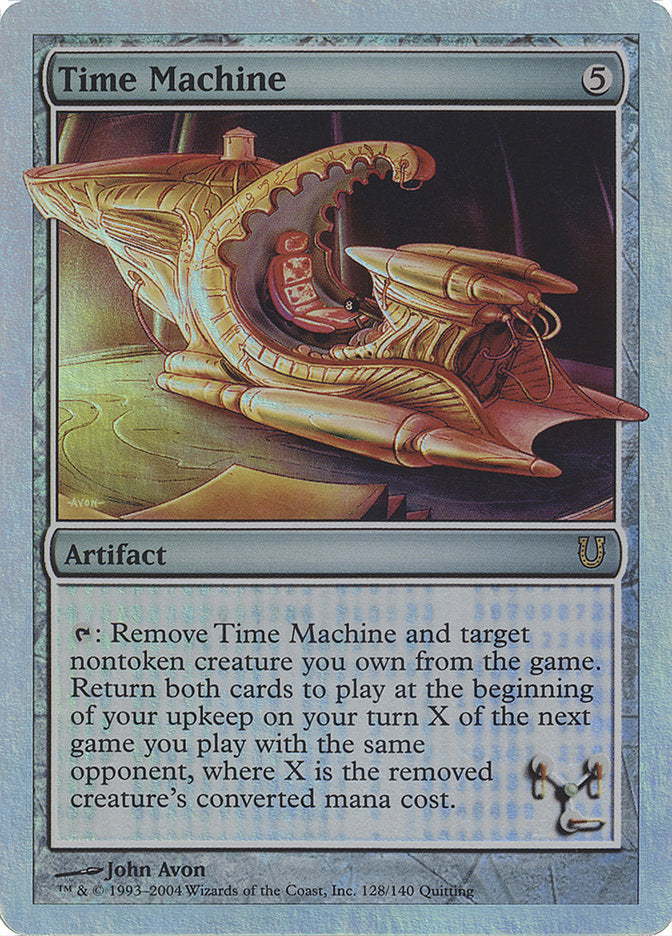 Time Machine (Alternate Foil) [Unhinged] | Chromatic Games