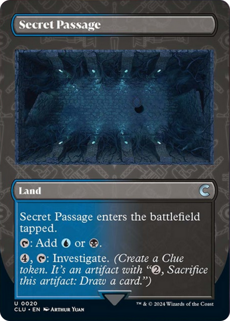 Secret Passage (Borderless) [Ravnica: Clue Edition] | Chromatic Games