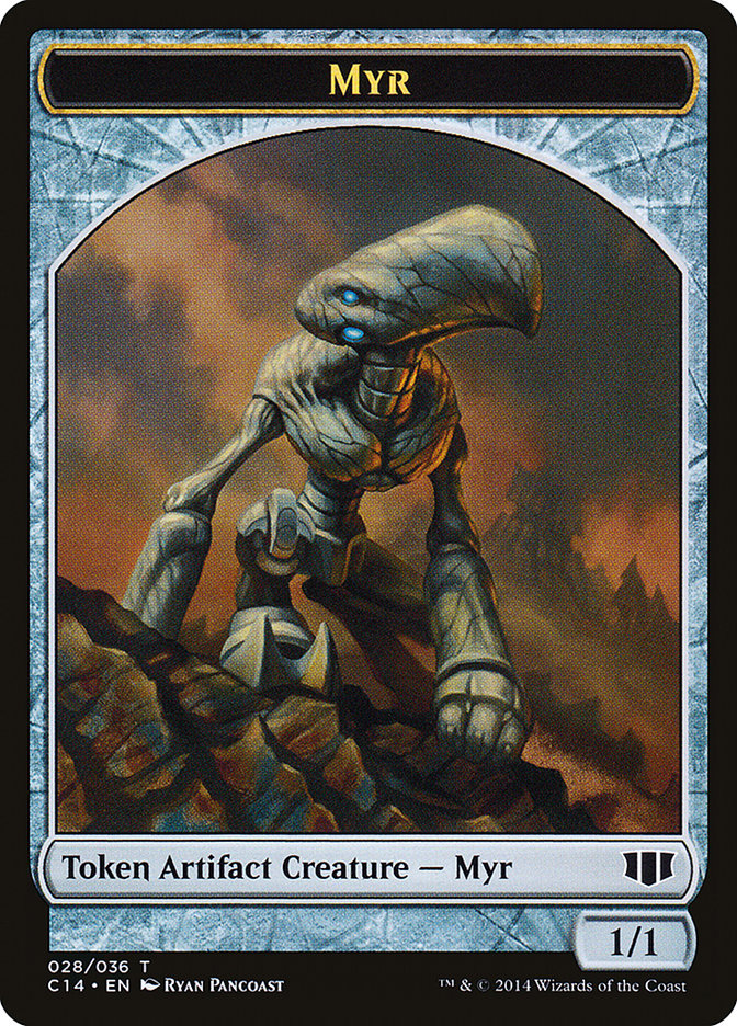 Myr // Pentavite Double-Sided Token [Commander 2014 Tokens] | Chromatic Games