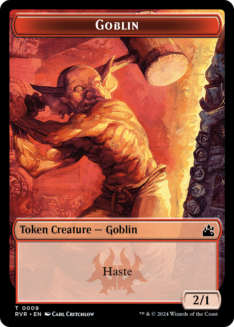 Goblin Token (0009) [Ravnica Remastered Tokens] | Chromatic Games