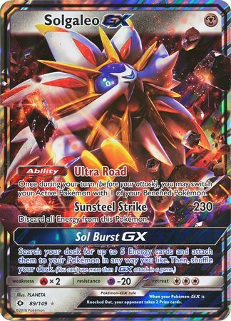 Solgaleo GX (Sun & Moon) (89/149) [Jumbo Cards] | Chromatic Games