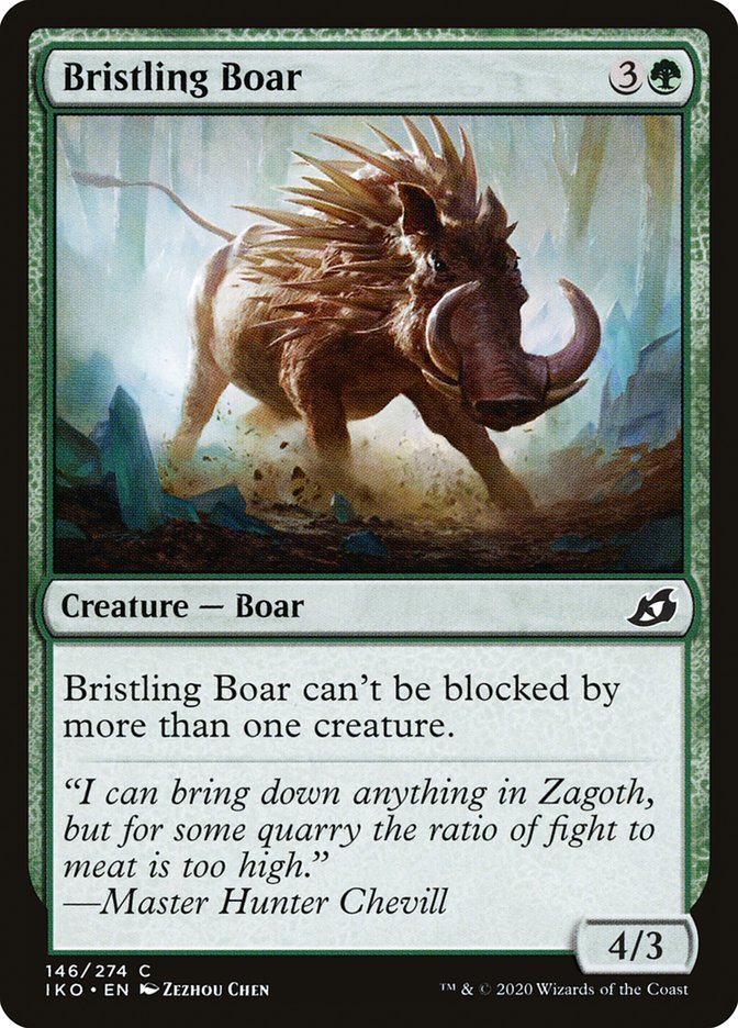 Bristling Boar [Ikoria: Lair of Behemoths] | Chromatic Games