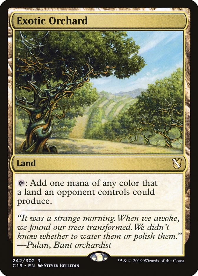 Exotic Orchard [Commander 2019] | Chromatic Games