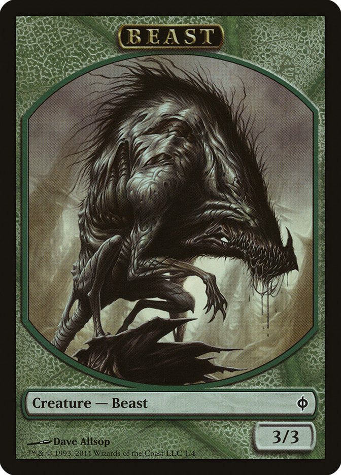 Beast Token [New Phyrexia Tokens] | Chromatic Games