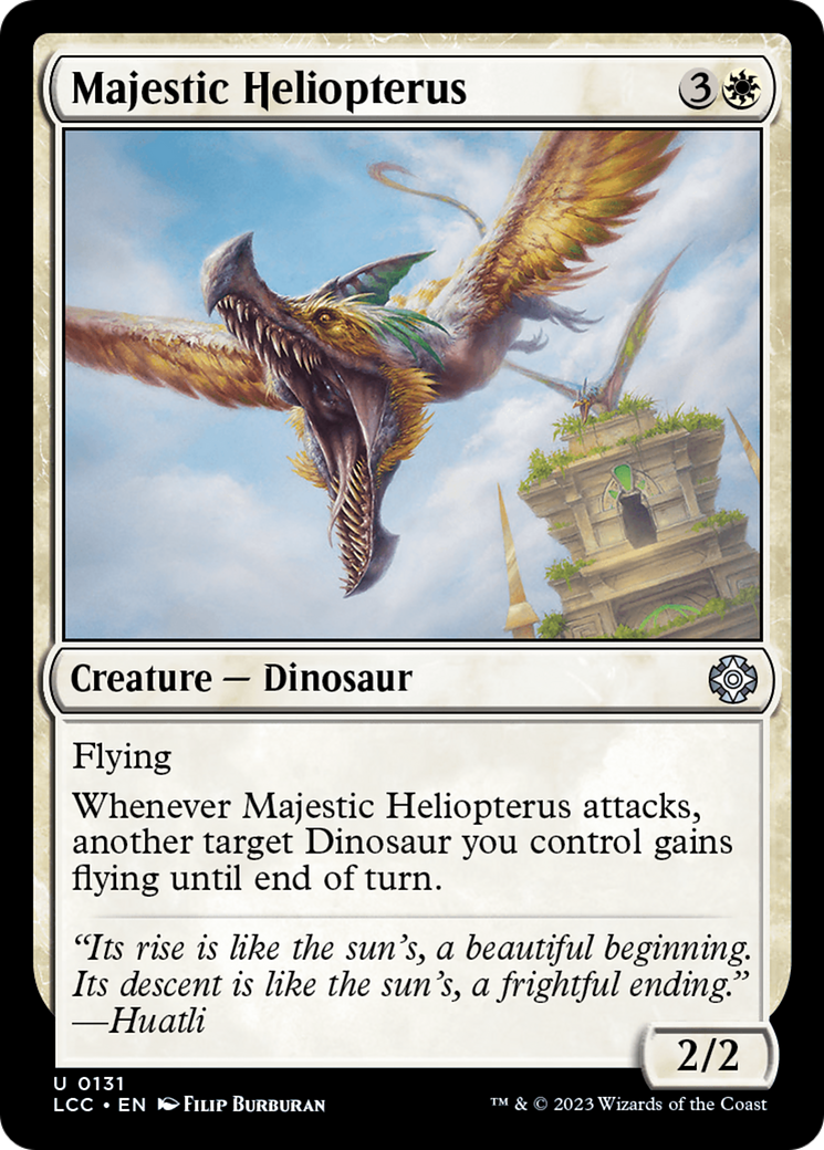 Majestic Heliopterus [The Lost Caverns of Ixalan Commander] | Chromatic Games