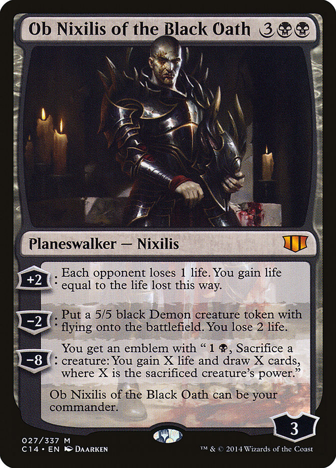 Ob Nixilis of the Black Oath [Commander 2014] | Chromatic Games