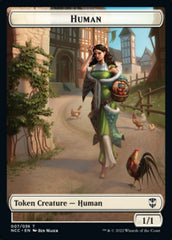 Eldrazi Spawn // Human Double-Sided Token [Streets of New Capenna Commander Tokens] | Chromatic Games