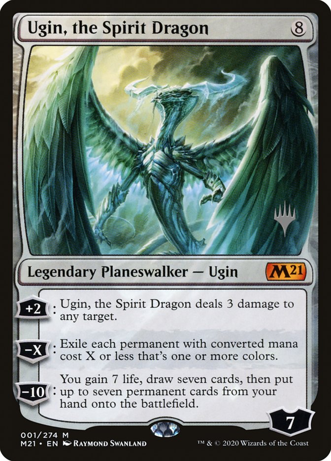 Ugin, the Spirit Dragon (Promo Pack) [Core Set 2021 Promos] | Chromatic Games