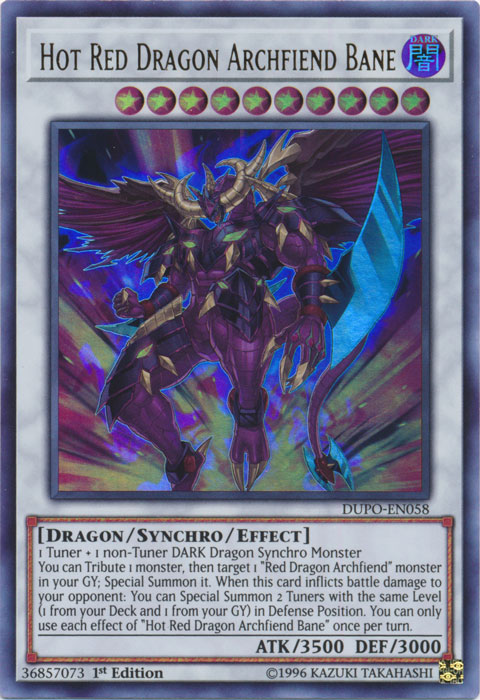 Hot Red Dragon Archfiend Bane [DUPO-EN058] Ultra Rare | Chromatic Games