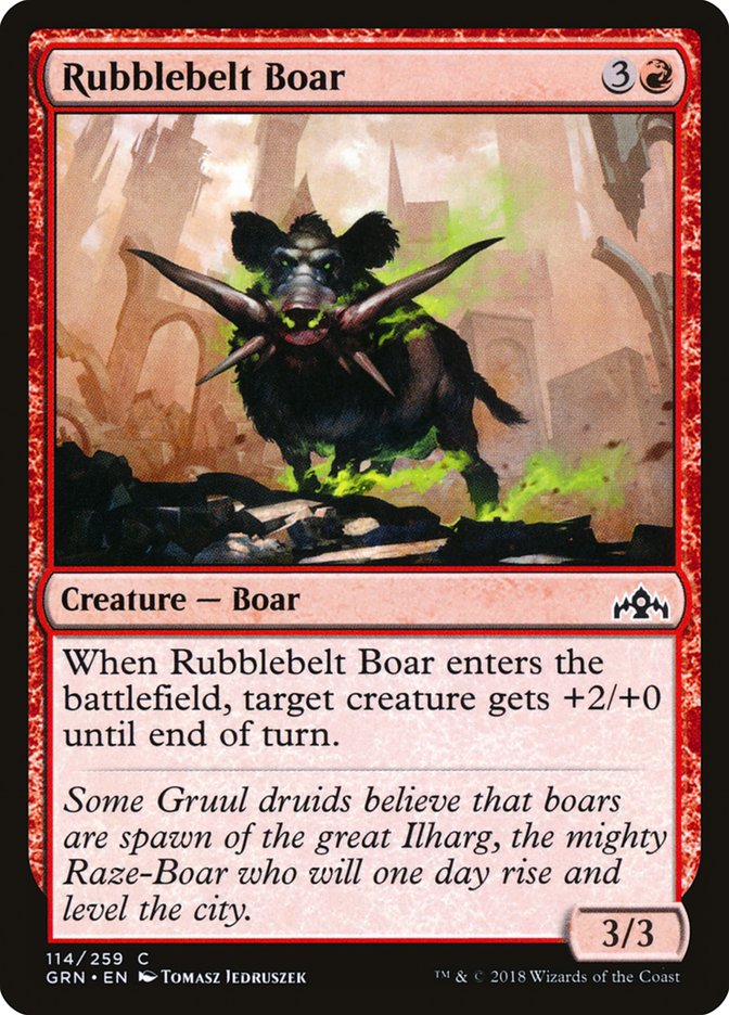 Rubblebelt Boar [Guilds of Ravnica] | Chromatic Games