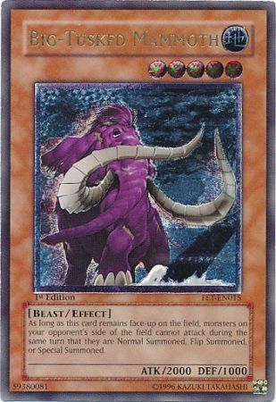 Big-Tusked Mammoth (UTR) [FET-EN015] Ultimate Rare | Chromatic Games