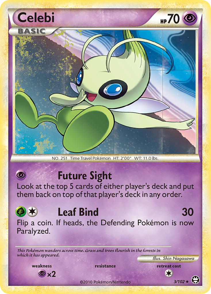 Celebi (3/102) [HeartGold & SoulSilver: Triumphant] | Chromatic Games