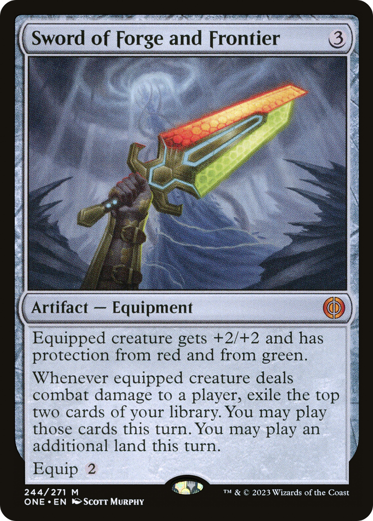 Sword of Forge and Frontier [Phyrexia: All Will Be One] | Chromatic Games