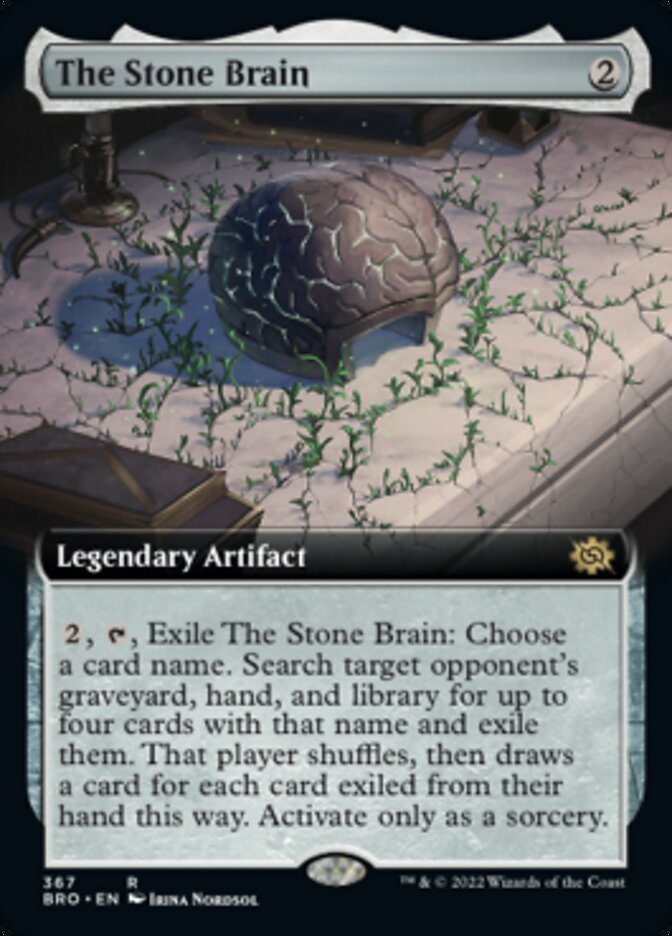 The Stone Brain (Extended Art) [The Brothers' War] | Chromatic Games