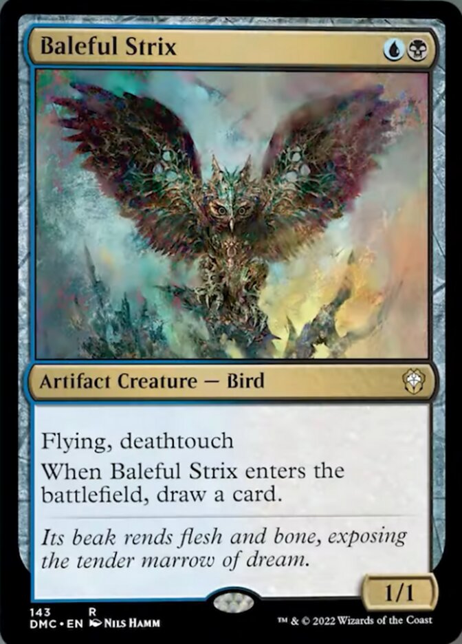 Baleful Strix [Dominaria United Commander] | Chromatic Games